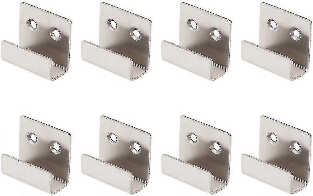 8 Pcs Picture Frame Hangers Kit Double Hole Picture Frame Hanging Hooks Brackets 15mm