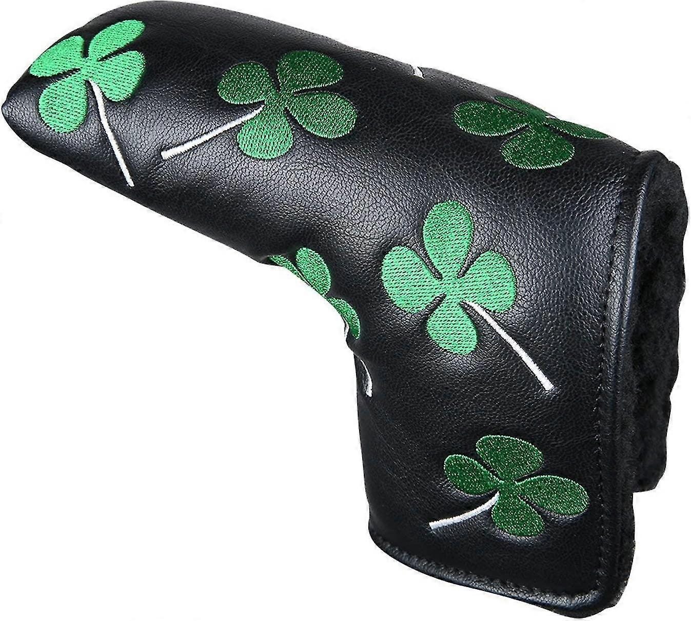 Sport Weiß Grün Kleeblatt Lucky Clover Putter Kopfbedeckung Vierblättrige Kleekopfbedeckung