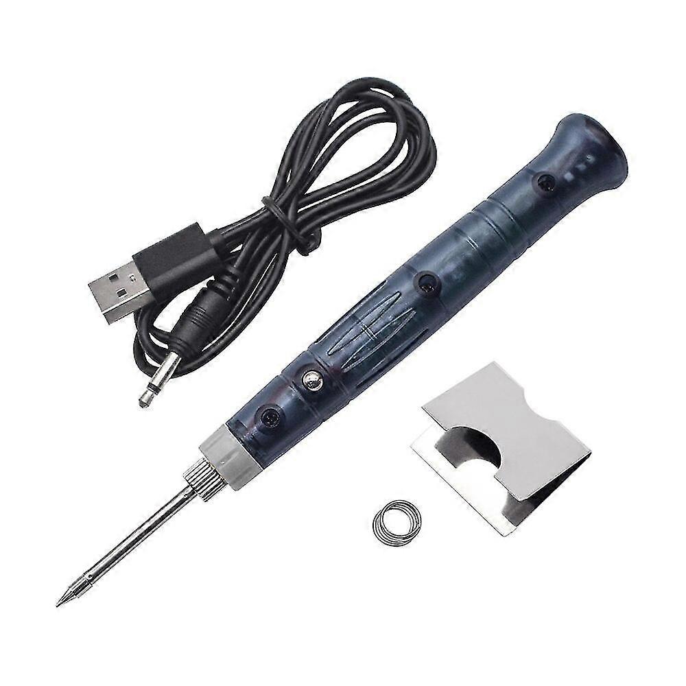 Portable Usb Soldering Iron Electric Heating Tools Rework With Indicator Light Handle Welding Gun Bga Electronics Repair Tool