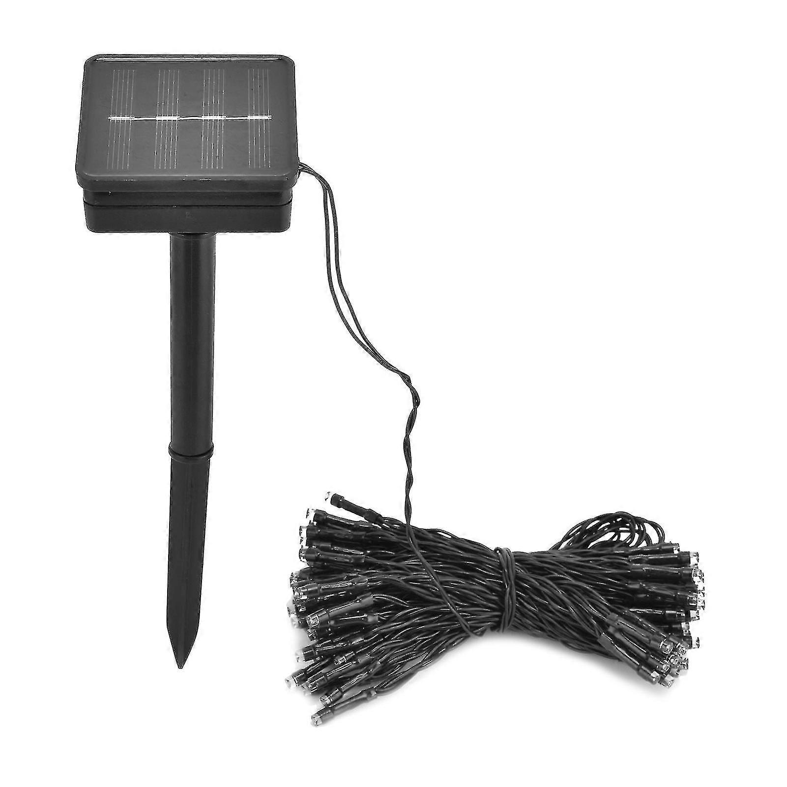 Solar String Light Waterproof 12m 100led Colorful String Lights For Patio Yard Garden Party Decor