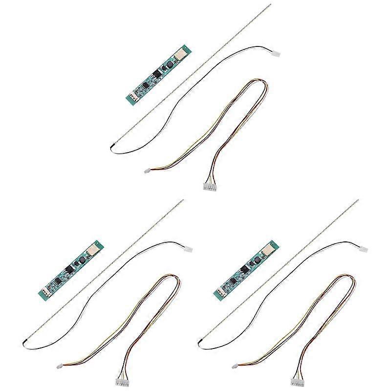 3X 290mm 57LED Backlight Strip Kit,Update Laptop Monitor Dimmable Tools Accessories for 14 Inch Lap