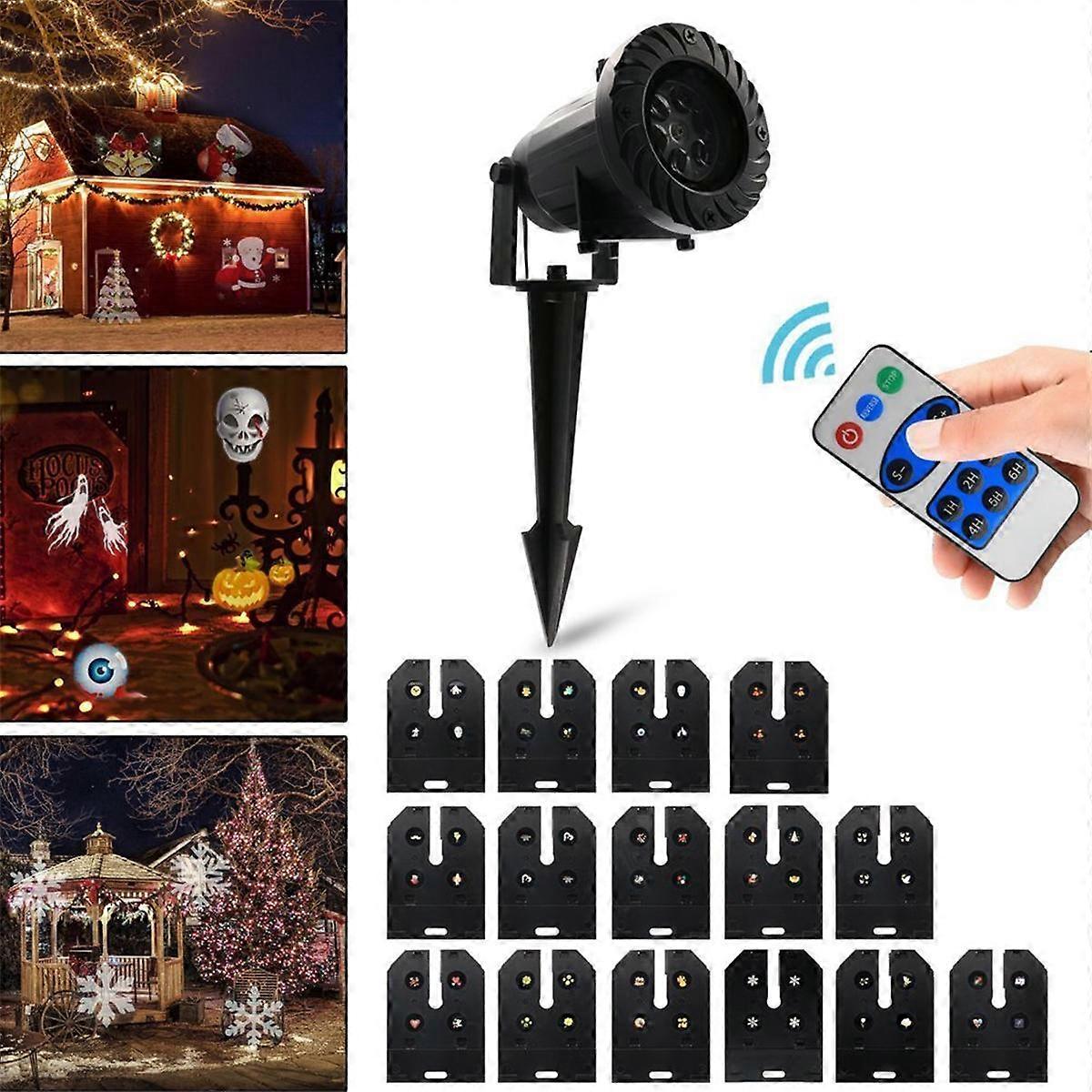15 Patterns Led Projector Stage Light Party Ktv Dj Disco With Remote
