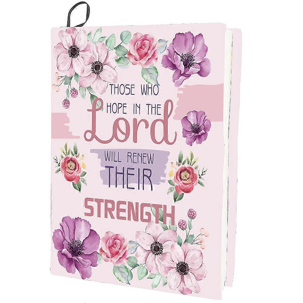 Polyester Book Covers Elastic Notebook Wraps Rectangle Flower 400x250mm