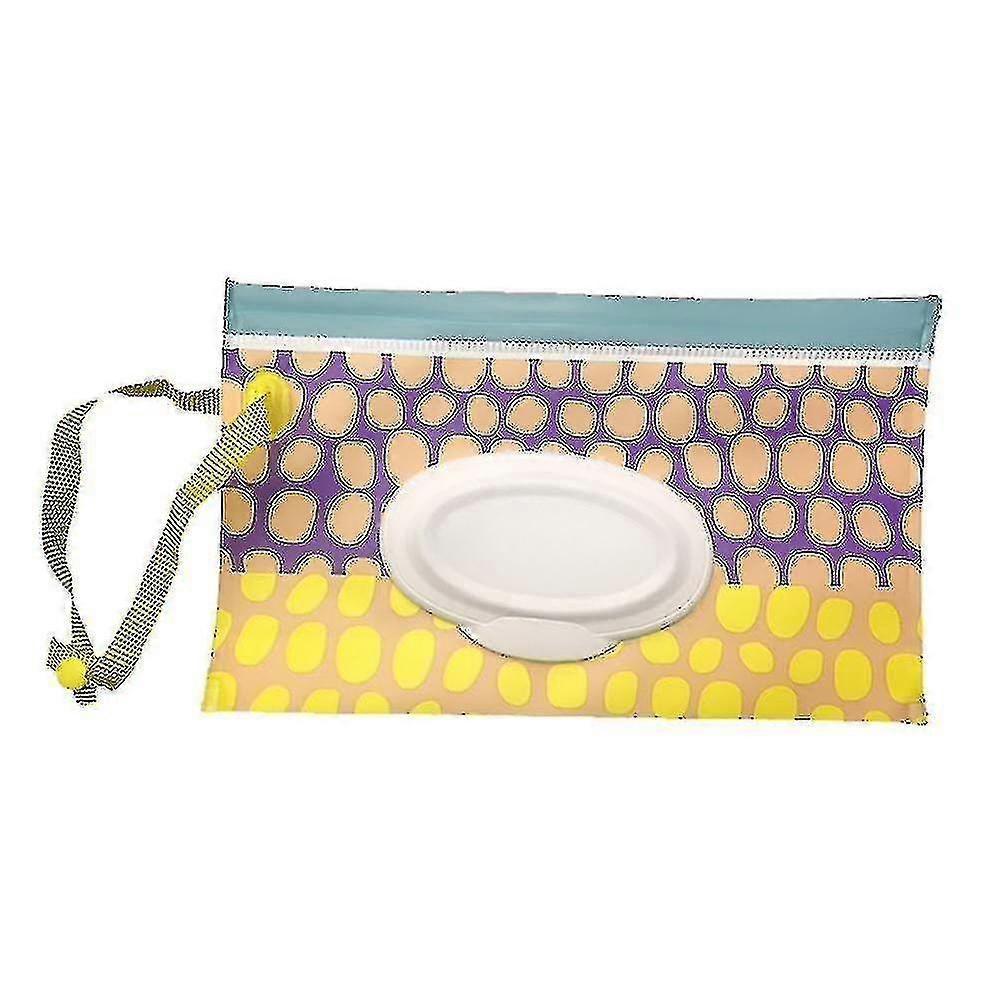 2pcs Portable Eva Wet Wipes Bag- Removable Packaging