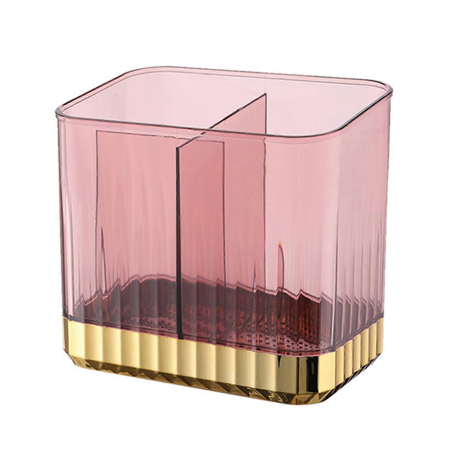 1 Set Cutlery Storage Box Large Capacity Light Luxury Transparent Compartment Forks Spoon Cutlery
