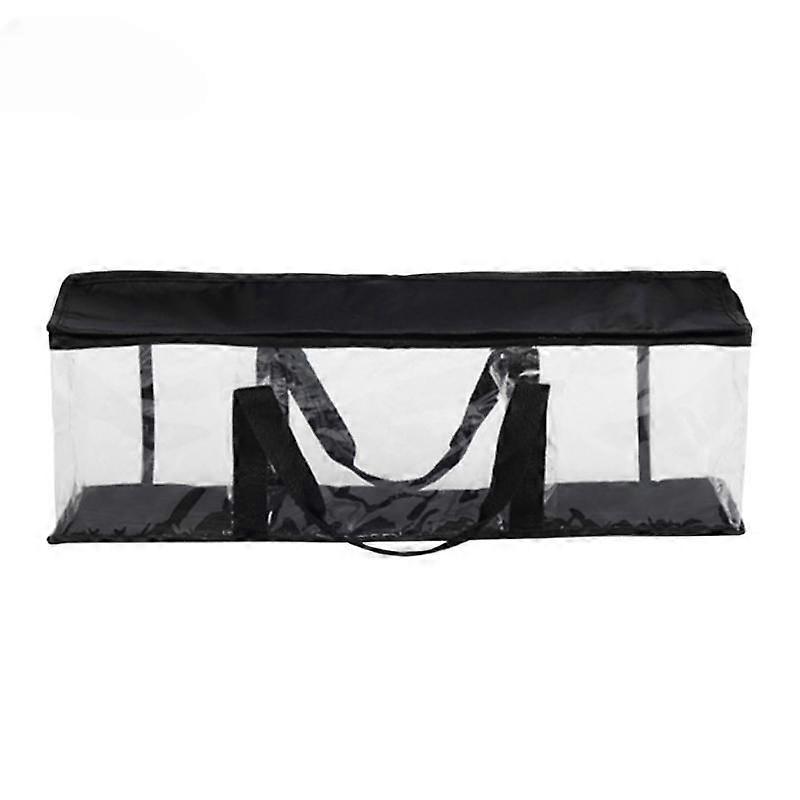 Large Clear Holds DVD CD Storage Holder Easy Zip Closure Carry Bag Organizer Comic Book Storage Bag Transparent Collection