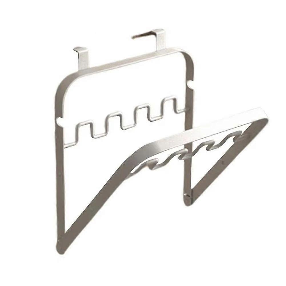 Trash Bag Holder Hangable Bracket for Garbage Pouch Metal Garbage Pouch Holder for Kitchen Doors Fo