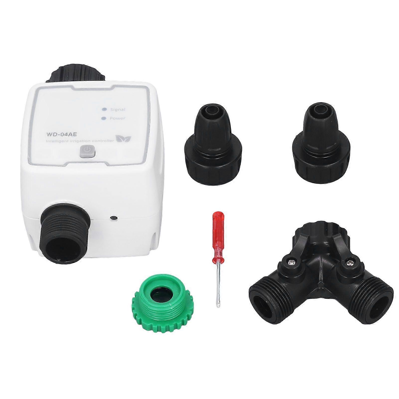 G3/4 Thread Automatic Water Timer Mobile Phone Remote Control Irrigation System with Rain Sensor for Garden Courtyards US Plug