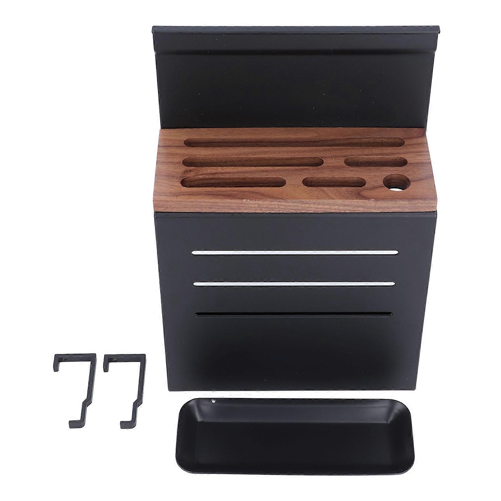 Wandhalterung Block Rack Aluminiumlegierung Multifunktionaler Küchenbesteckhalter Utensilien-Organizer