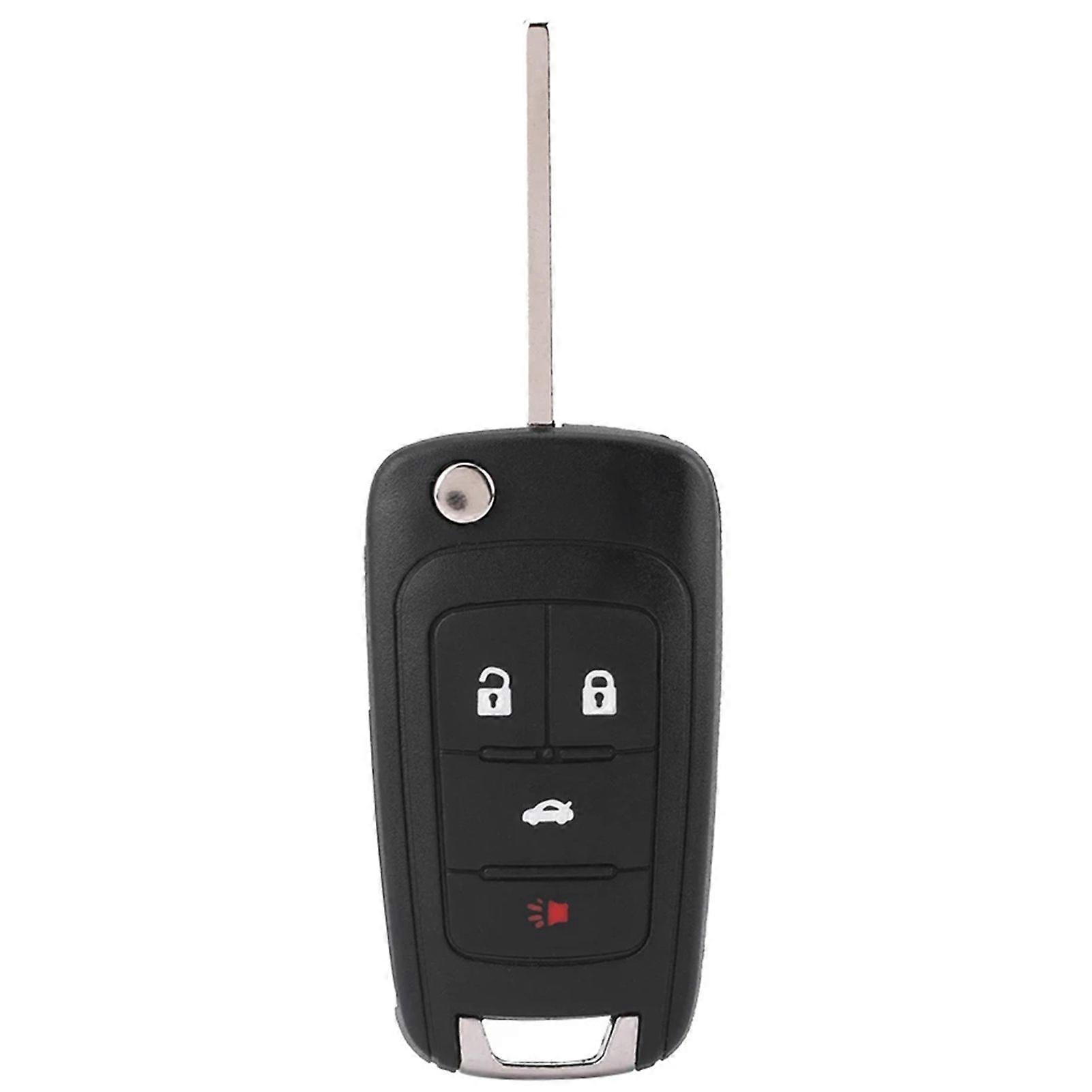 433MHz 4 Buttons Uncut Flip Remote Key Fob Precise Intelligent ID46 Chip Flip Key Replacement