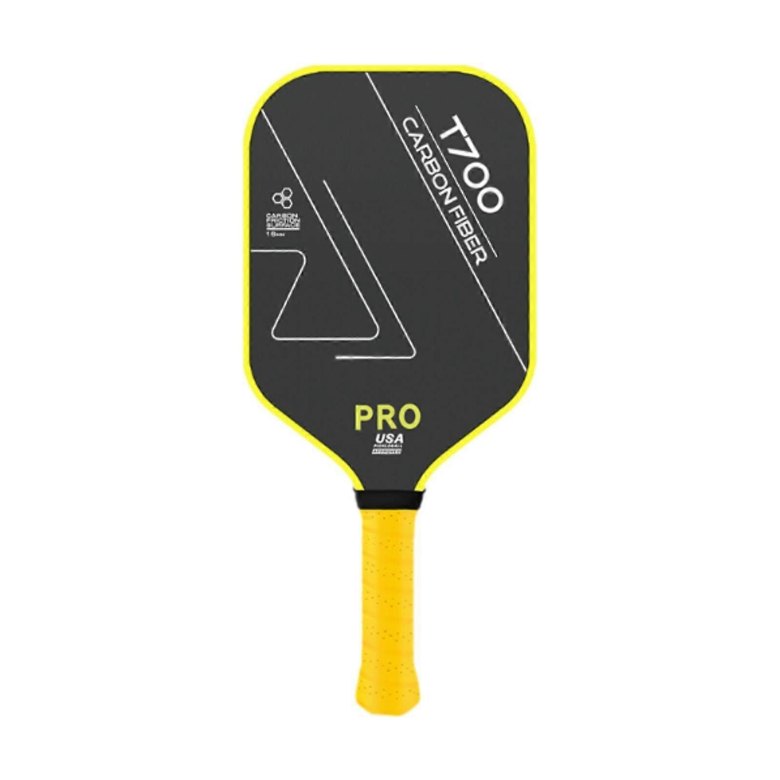 Pickleball Paddle 16 mm tykk Pickleball racket for voksne Nybegynner Trening Gul