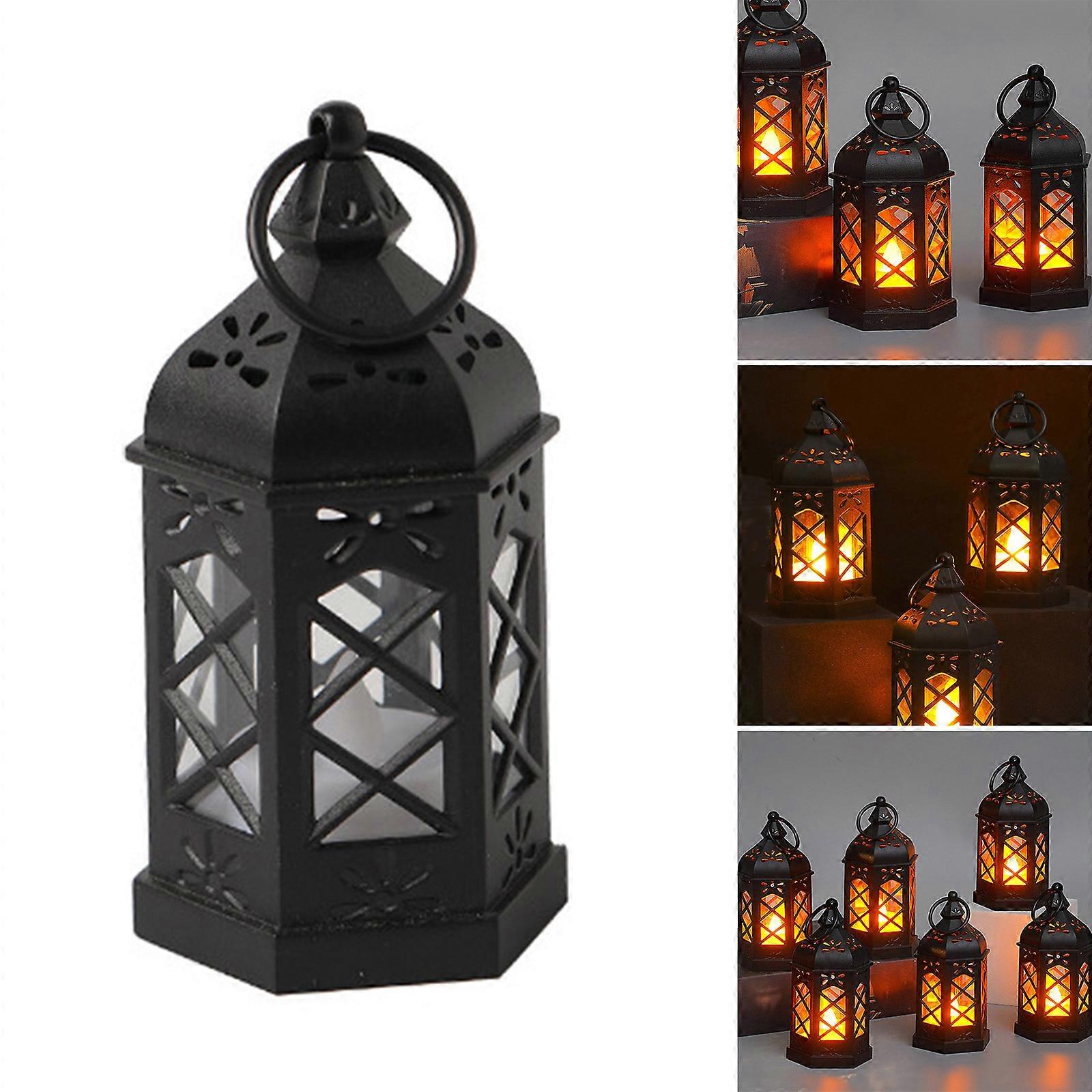 Electronic Candle Lanterns for Home and Event Decoration Offering Safe Flameless Experience with Long Materials