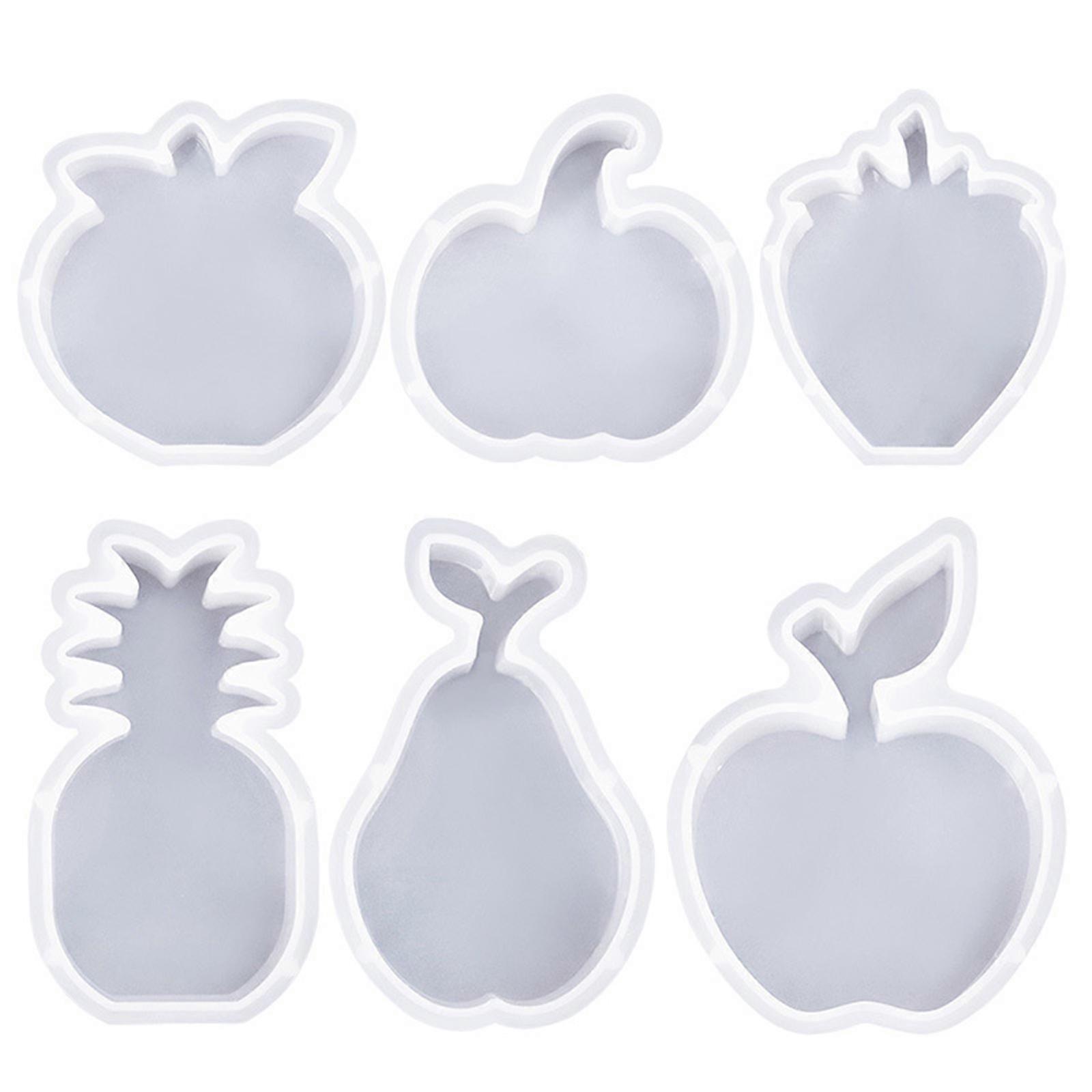 Silicone Molds Fruit Candle Molds Handmade DIY Soap Baking Molds Pineapples Resin Casting Molds for Candle Making
