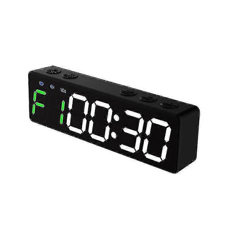 Usb Rechargable Gym Timer Led Workout Clock Count Down Up Clock Stopwatch