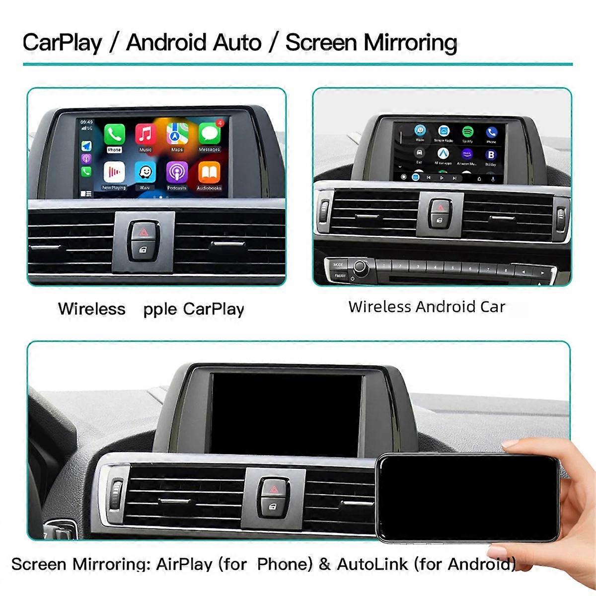 Wireless CarPlay Decoder Android Auto Module for 1 2 3 4 5 Series X1 X3 ...