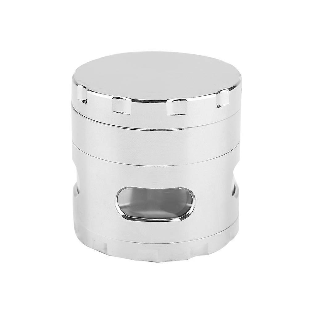 Metal Herb Grinder with Scraper for Spices and Herbs