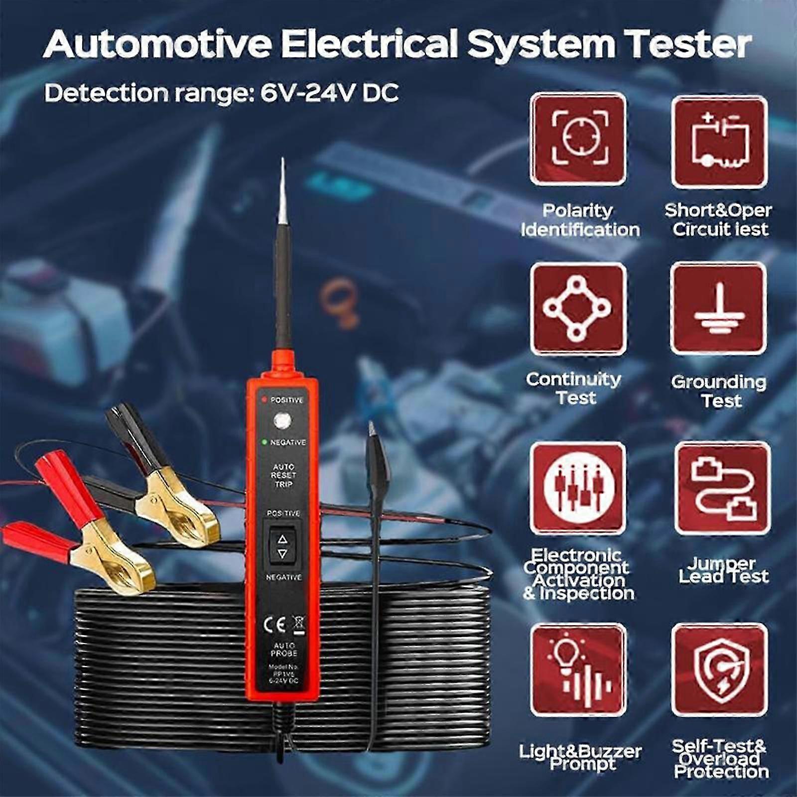 Autel PowerScan PS100 Electrical Automotive Circuit Tester Tool 6-24V AVOmeter