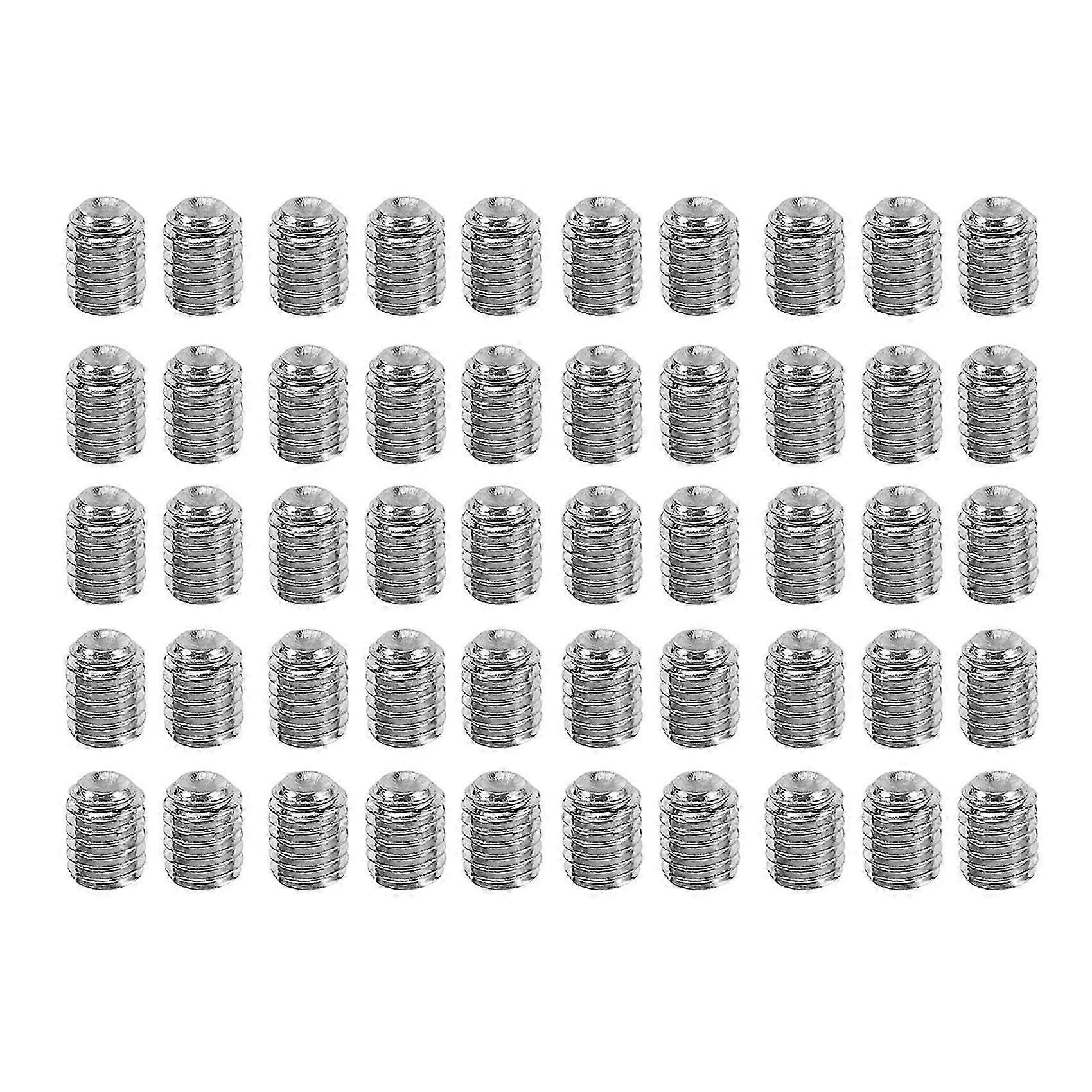 M3x4mm Stainless Steel Hex Socket Set Cap Screws 50pcs