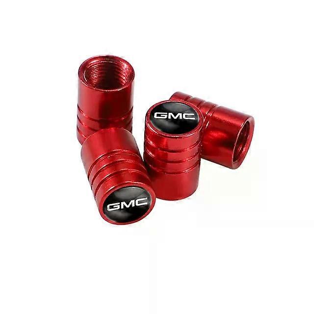 4pcs New Metal Wheel Tire Valve Caps Accessories For GMC Savana Graphyte Yukon Envoy Granite Hummer-Ev Terrain Jimmy MAXP