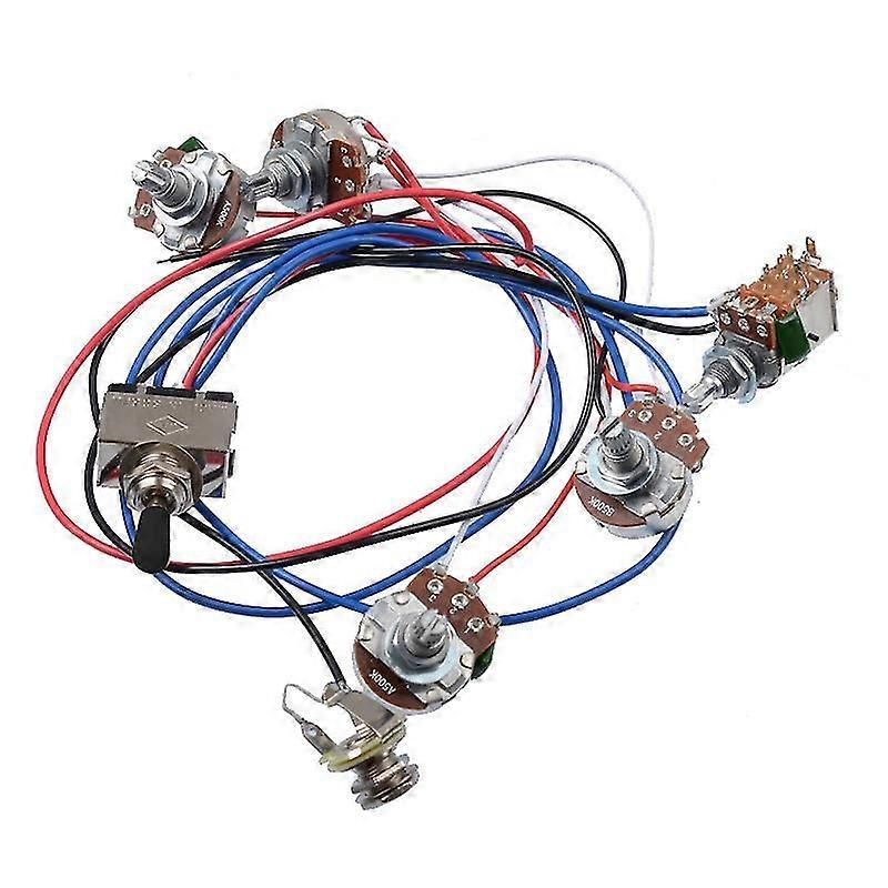 Elgitarr Linjer Ledningsnät Volym krukor 2V2T Fit LP Gitarr