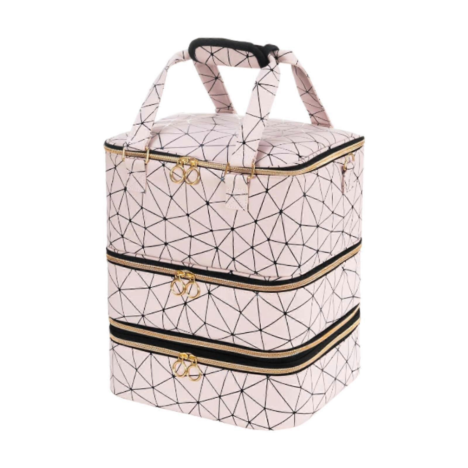 マニキュアオーガナイザー収納ボックスマニキュアツールネイルランプ用3層