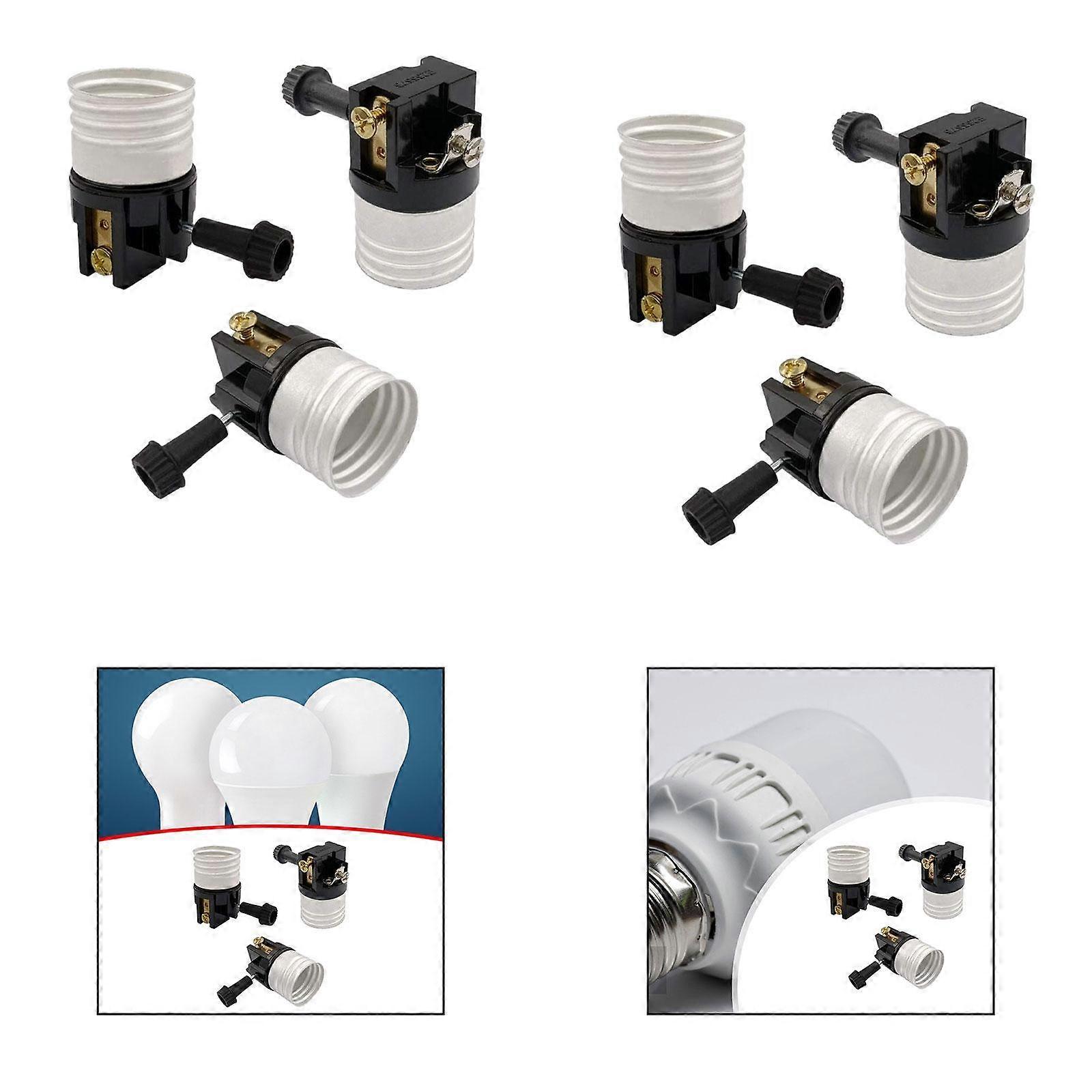 3x E26 Lamp Socket Replacement Lamp Holder,Lamp Parts,Repair Parts ...