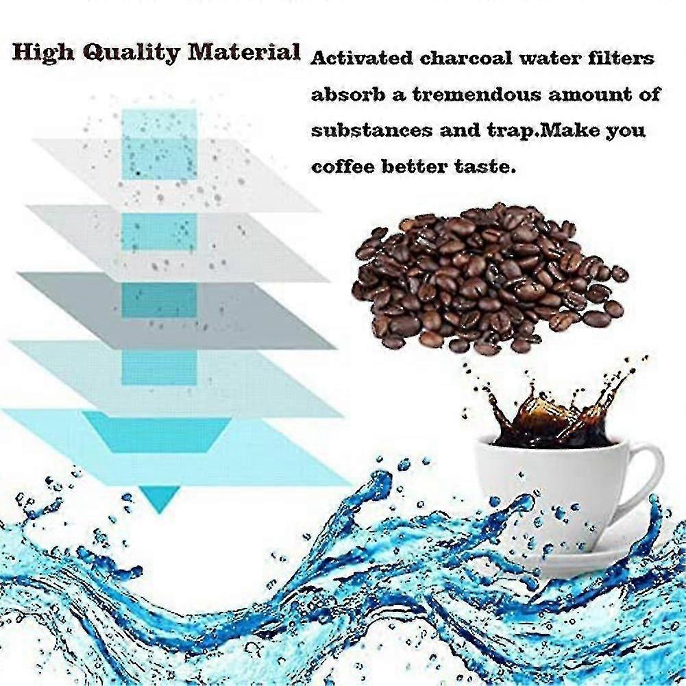 12pack For Bwf100 Compatible Water Filters Suitable For Bwf100 Espresso Machine Charcoal Water Filt (haoyi-YUHAO