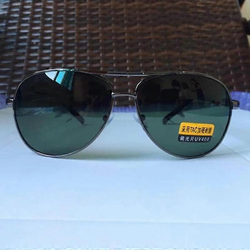 TAC Night Vision Polarized Sunglasses For Men – Aviator Style Driving Glasses With UV400 And Yellow Lens
