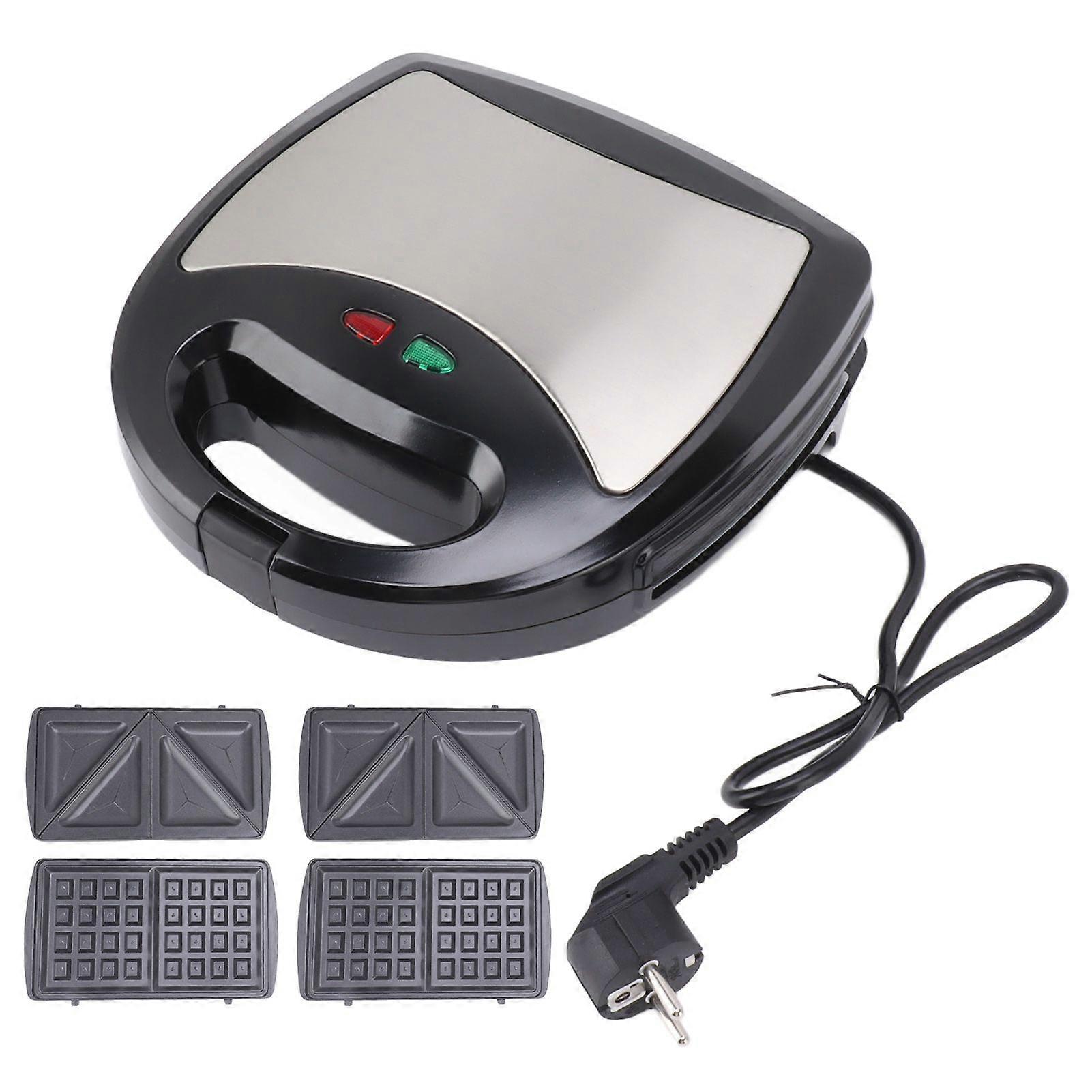 Sandwich Maker 3 in 1 750W Prevent Stick Multifunctional Breakfast Machine for Home