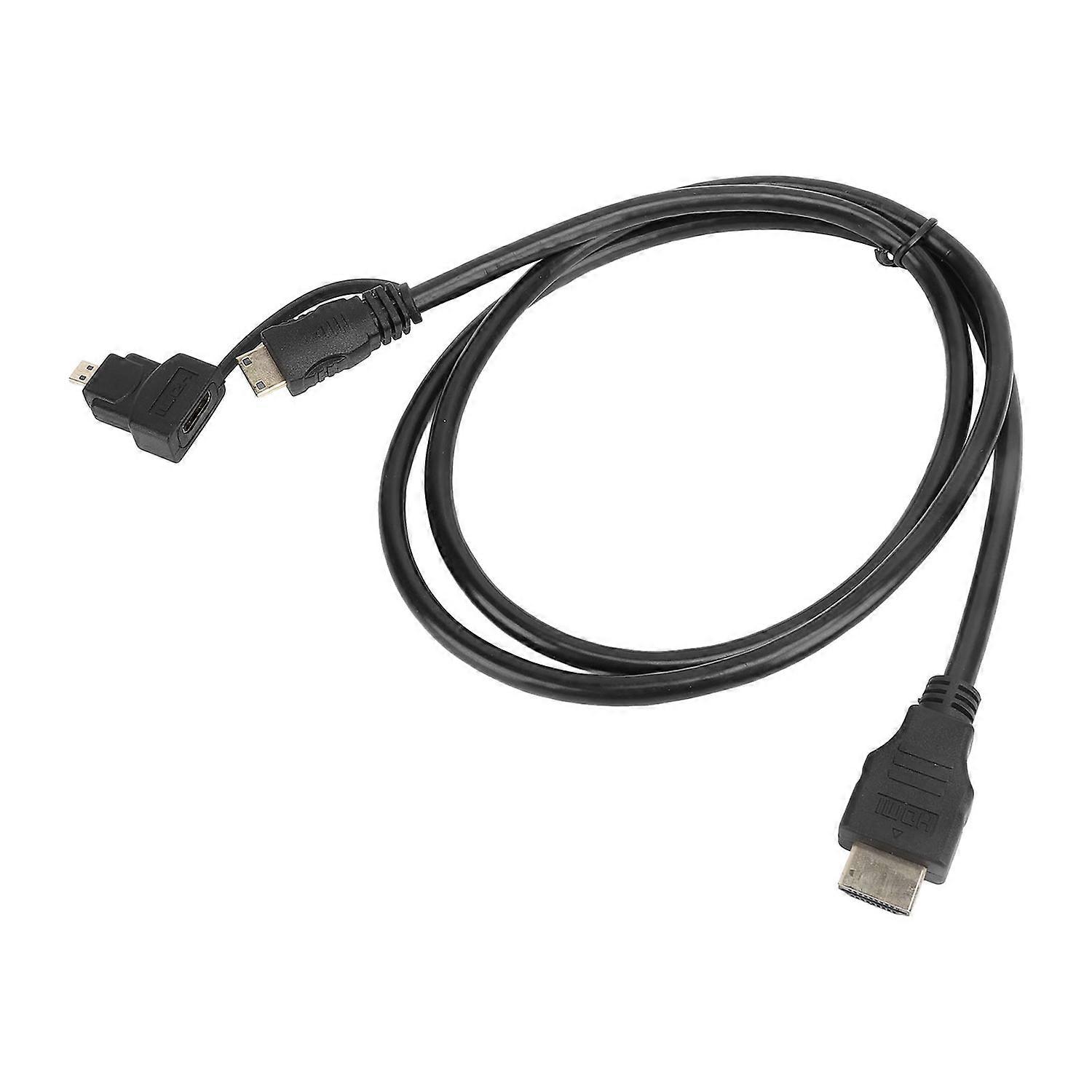 Micro HD to HD Multimedia Interface Cable 4K 60Hz HD Multimedia Interface 2.0 Cord for Camera Camcor