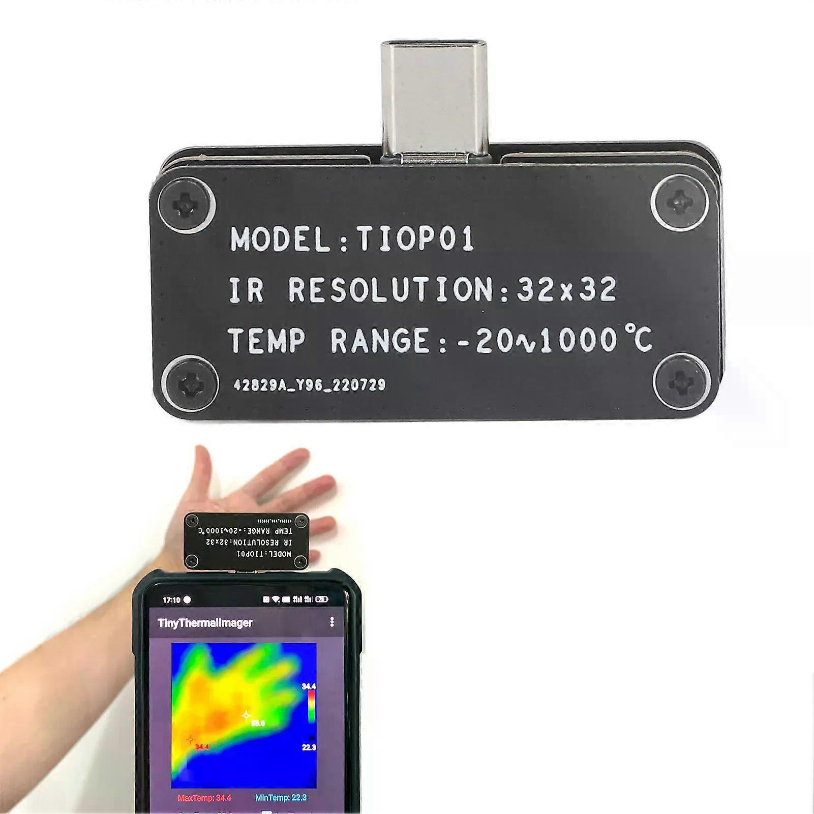 Phone Thermal Imaging Lens 32 X 32 Mini Various Modes Phone Infrared Thermal Camera for Android Phone Accessories