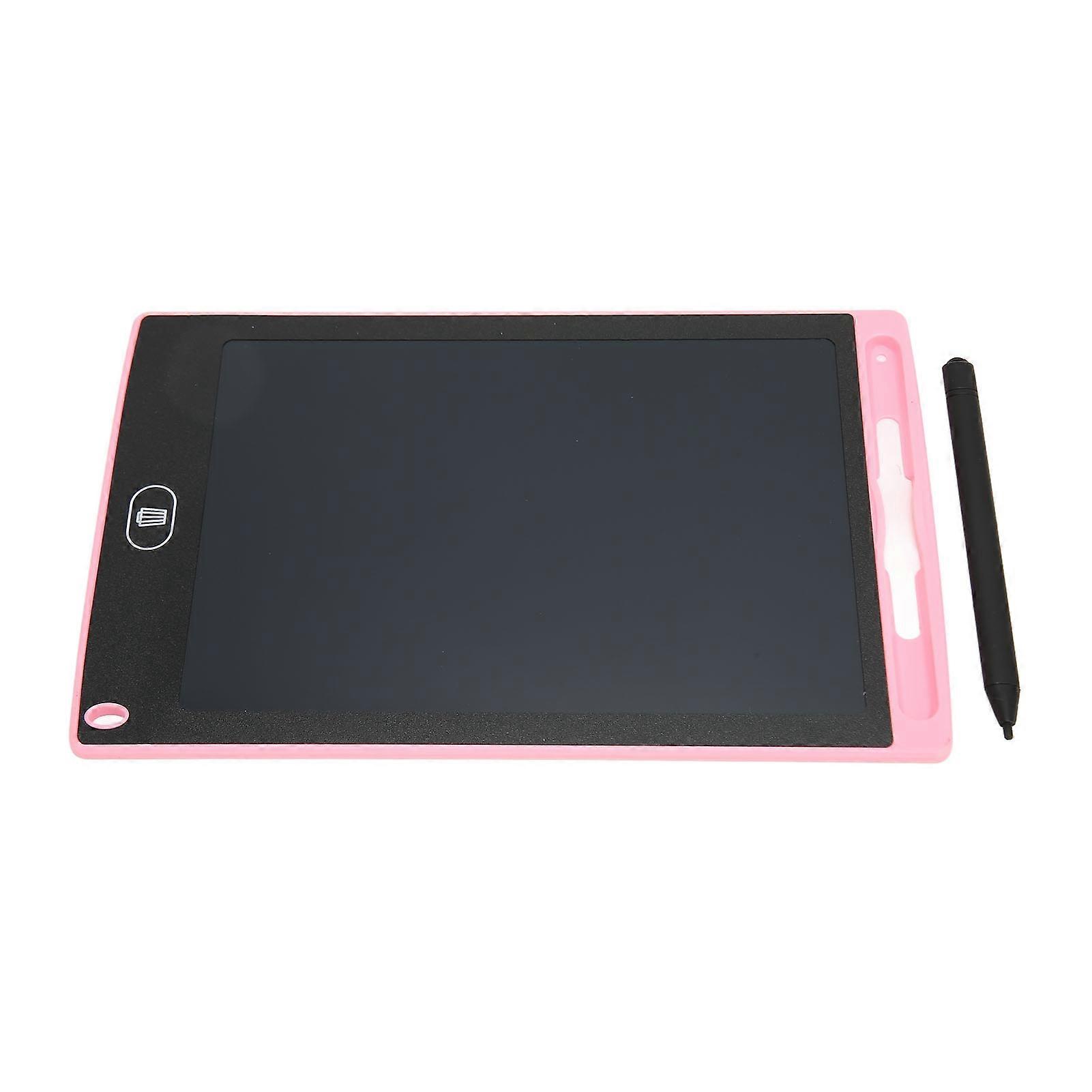 8,5 tuuman kirjoitustabletti värikäs pyyhittävä uudelleenkäytettävä elektroninen LCD-taaperon piirtotaulu pojille tytöille vaaleanpunainen