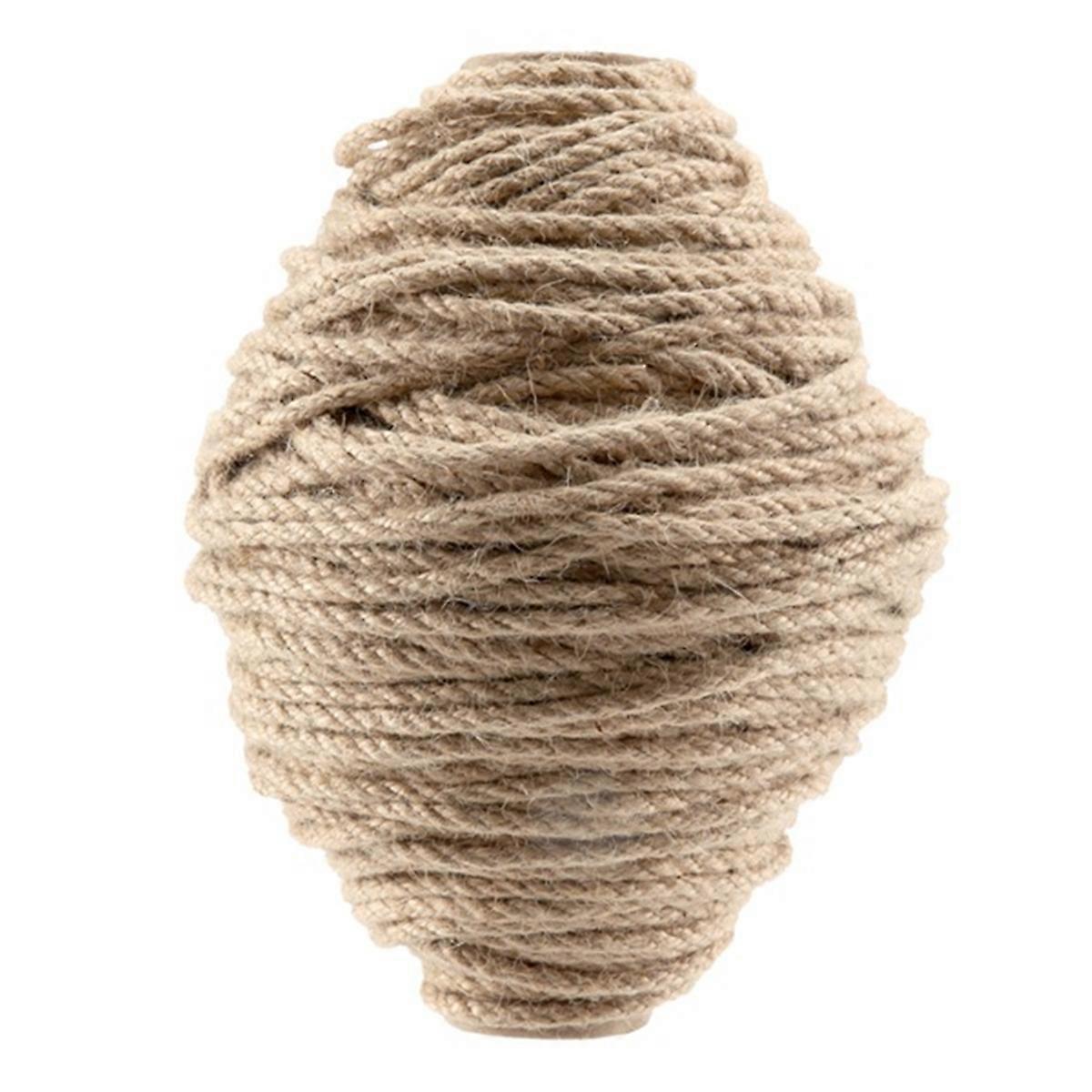 5mm Twine 328 Feet Braided Natural Jutes Rope for DIY Gardening