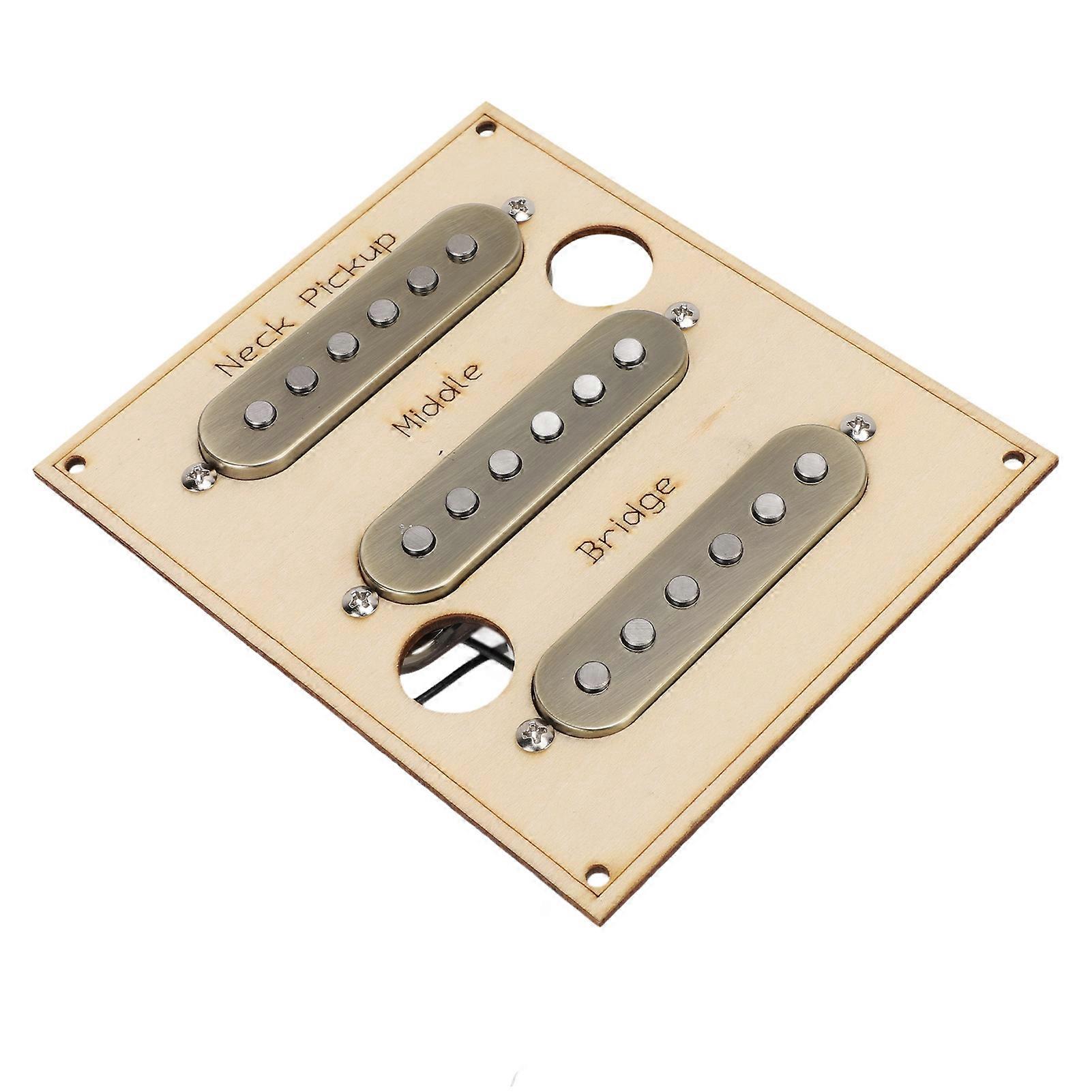 الرجعية نمط معدني القطب قطعة الغيتار الكهربائية بيك أب لاستبدال سكوير