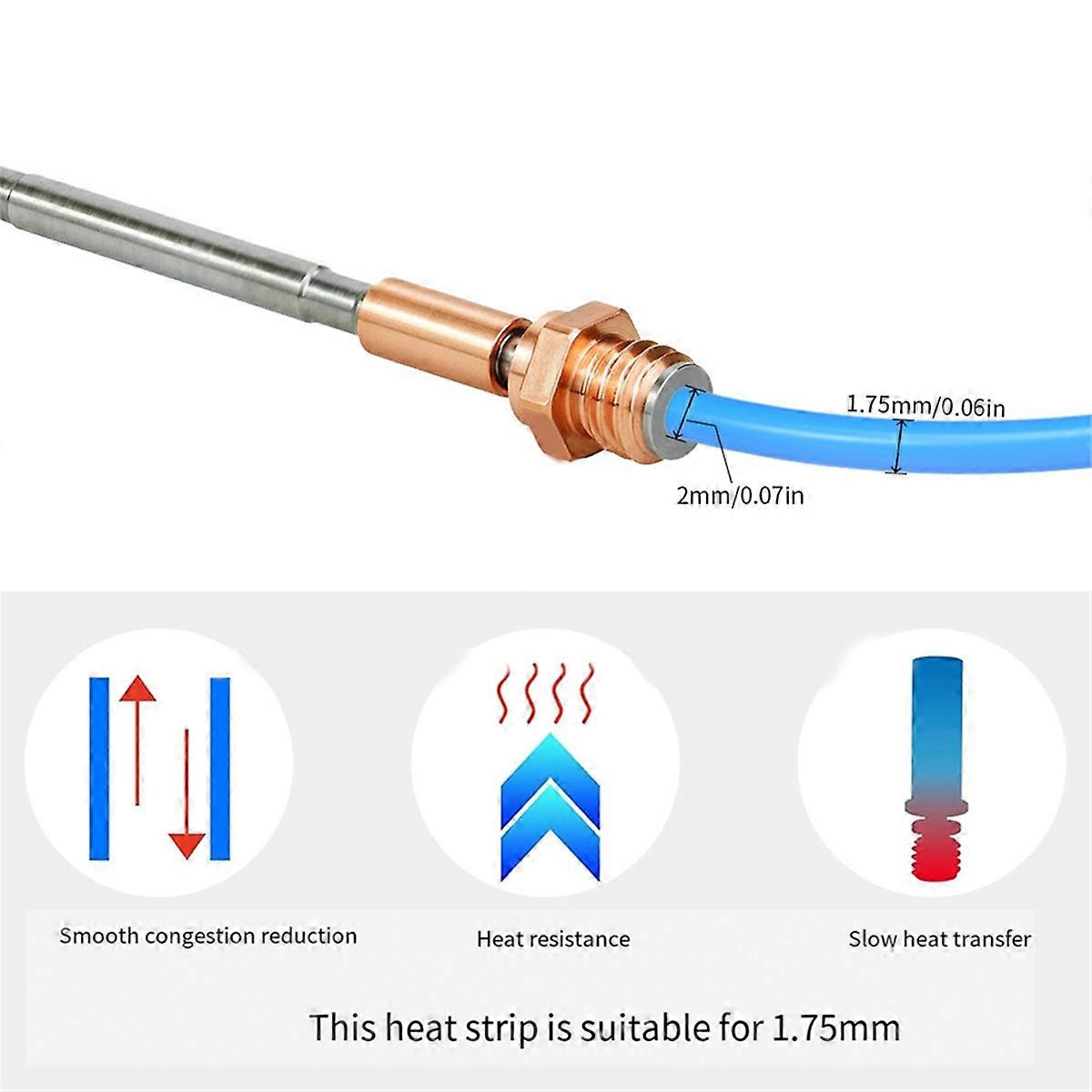 For Prusa i3 MK4 Extruder Hotend+E3DV6 Brass Nozzle