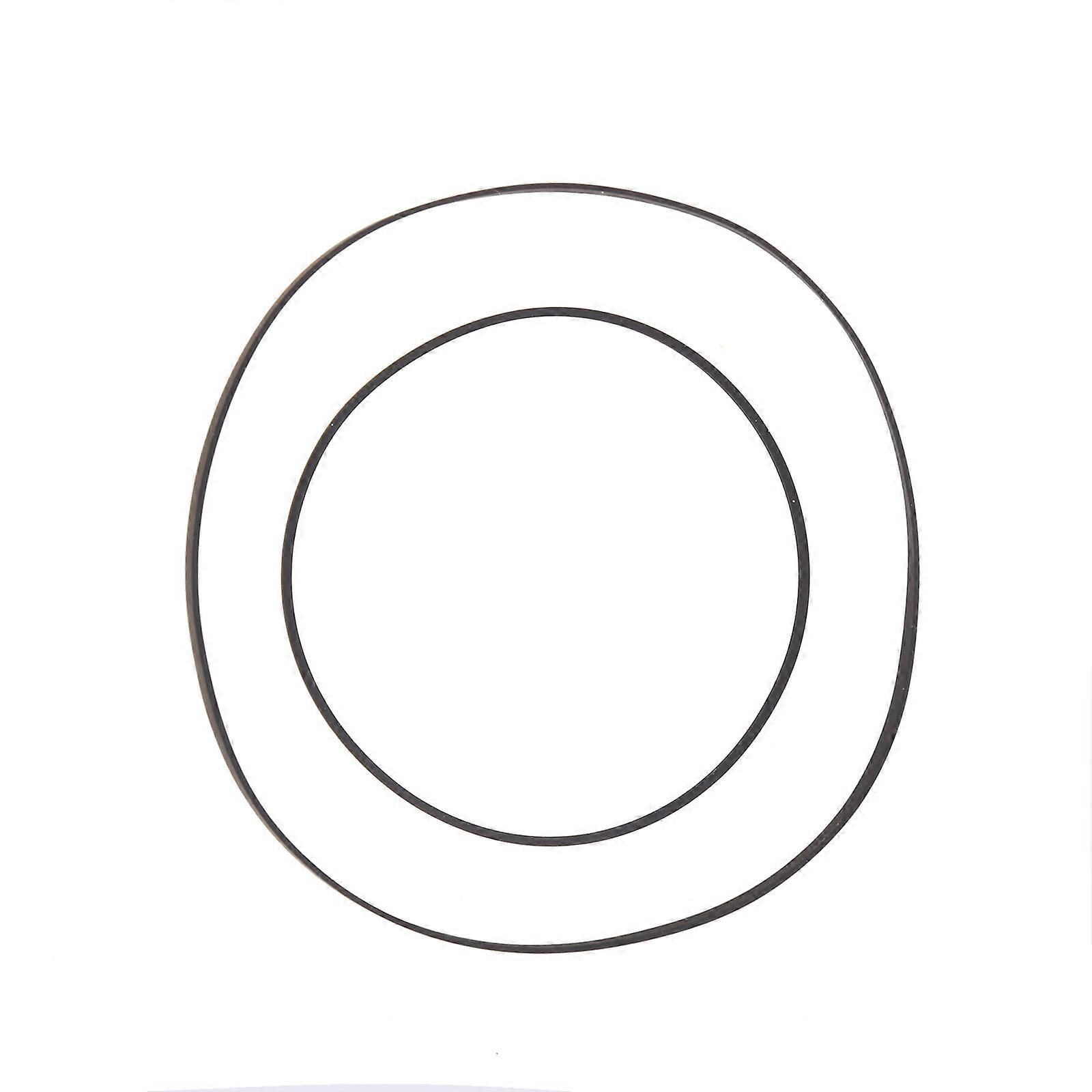 2 Pieces Turntable Rubber Belt Machine Recorder Rubber Belt Maintenance for Panasonic PX-5100/PX-5120/PX-5200/PX-5300