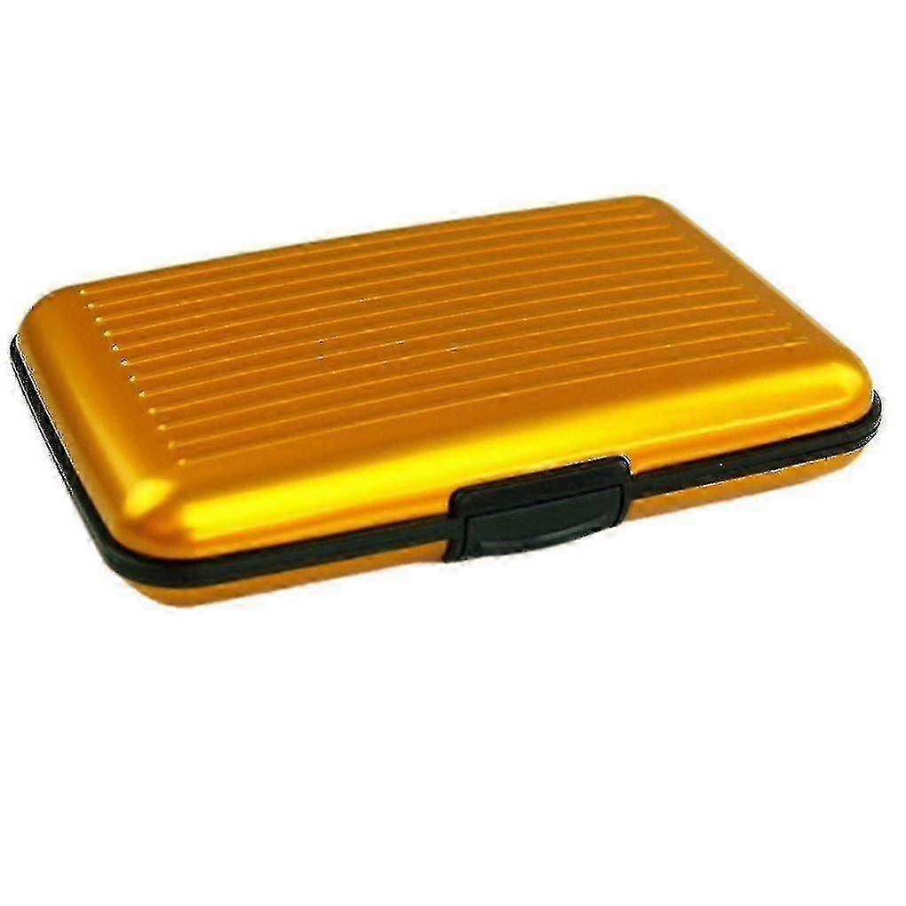 Business Card Cases Secure Card Holder-gold