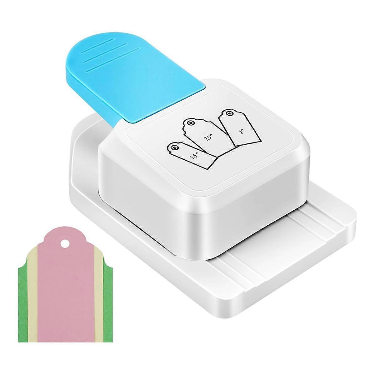 3-in-1 Craft Tag Punch, 1.5/2/ 2.5 Inch Paper Punches for Crafting
