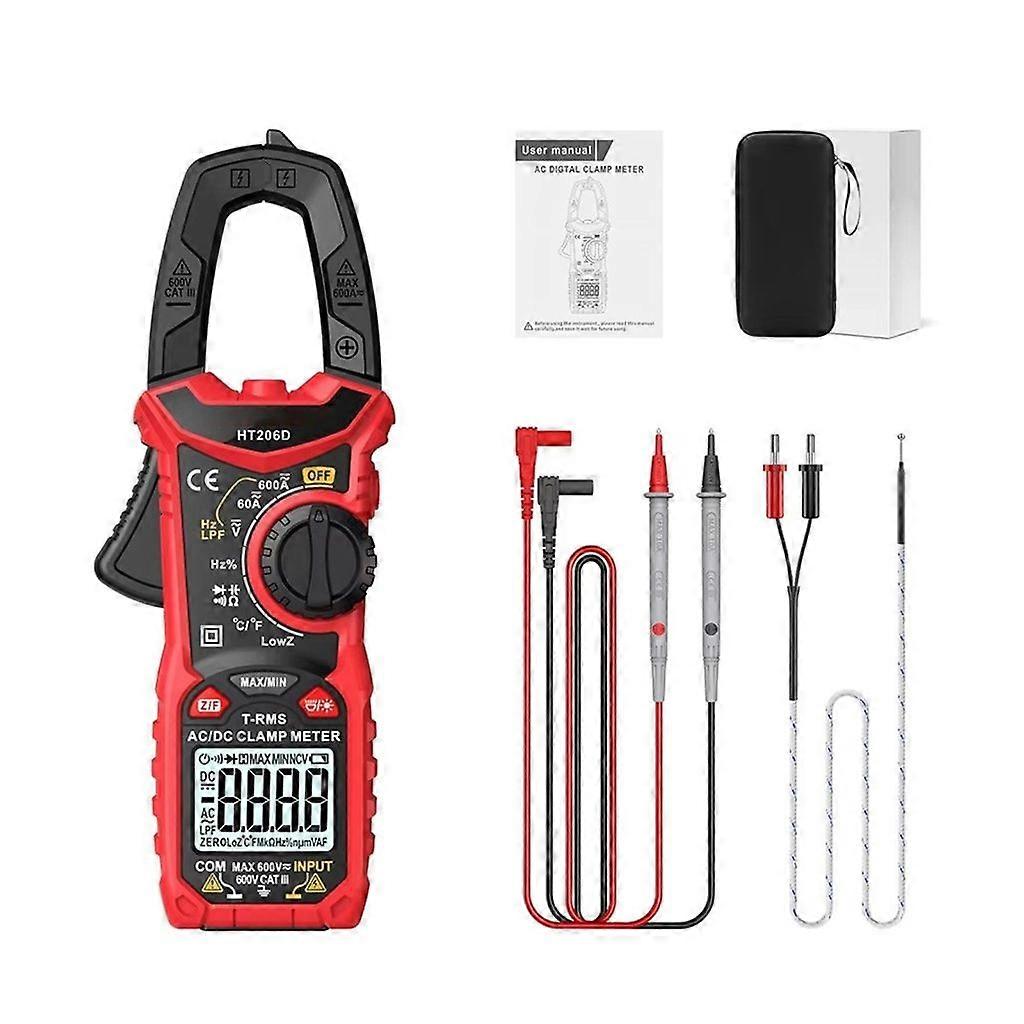 HT206D Advanced Clamp Meter for Comprehensive Electrical Diagnostics with Bag