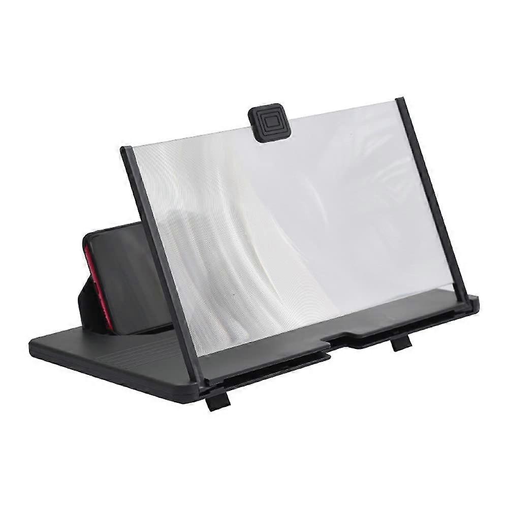 Screen Magnifier Projector Screen 10-Inch 3D Mobile Phone Magnifier, HD Video Amplifier, Folding Desk Stand