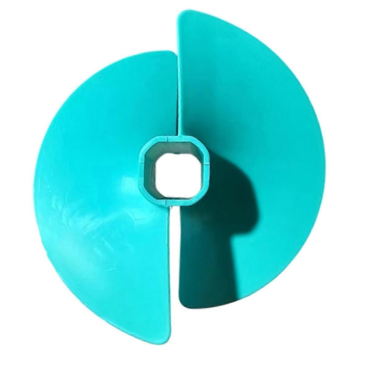 IJsvijzel Bit Fan Blade Nylon Boor met Adapter Float Ice Auger Bit Fan Blades Power Tools Boitjes 6 Inch Blauw