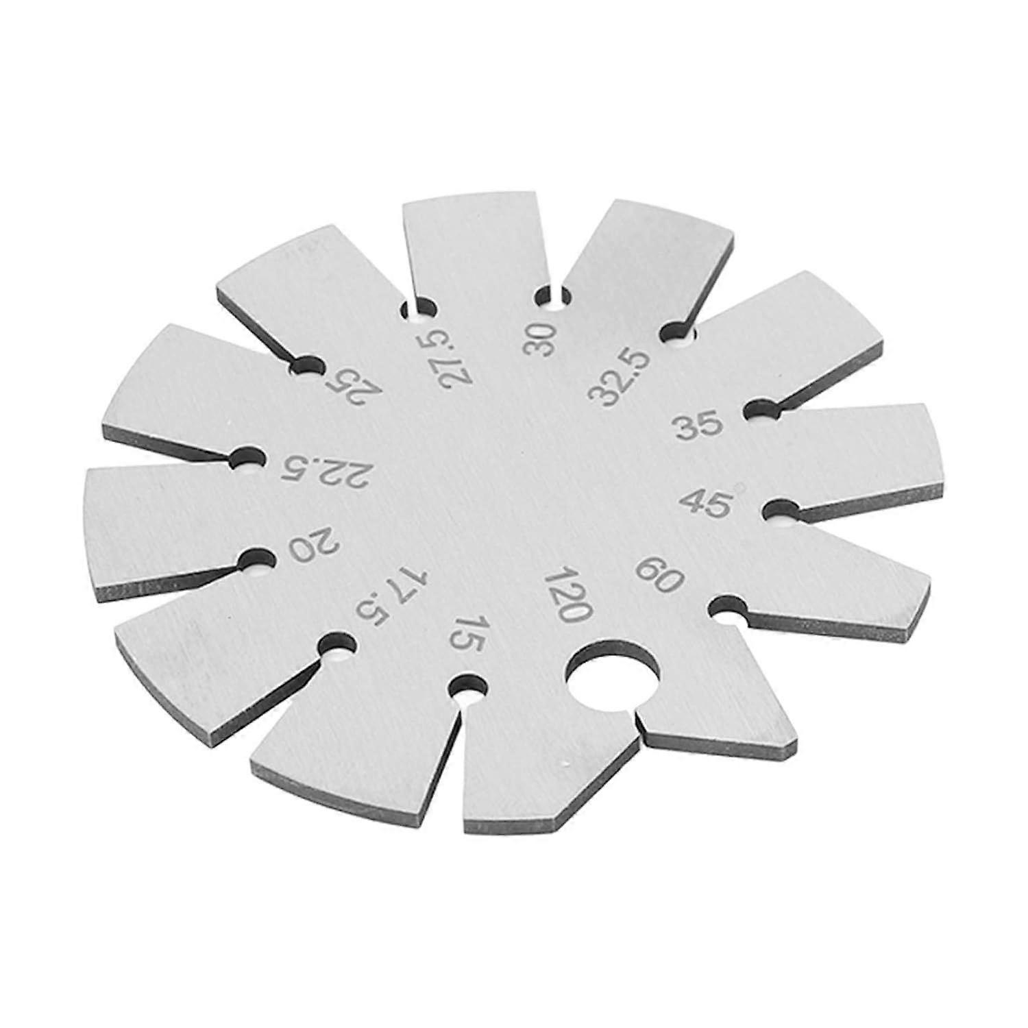 Stainless Steel Bevel Gauge, 15-120 Degree Bevel Angle Gauge, Oblique Edge Protractor, Multi-Angle Adjustable Gauge Measuring Tool for Woodworking Kni