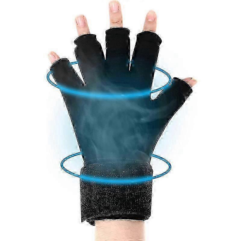 قفاز ثلج ضغط التهاب المفاصل في الإصبع لتخفيف الآلام ، عبوة جل باردة قابلة لإعادة الاستخدام