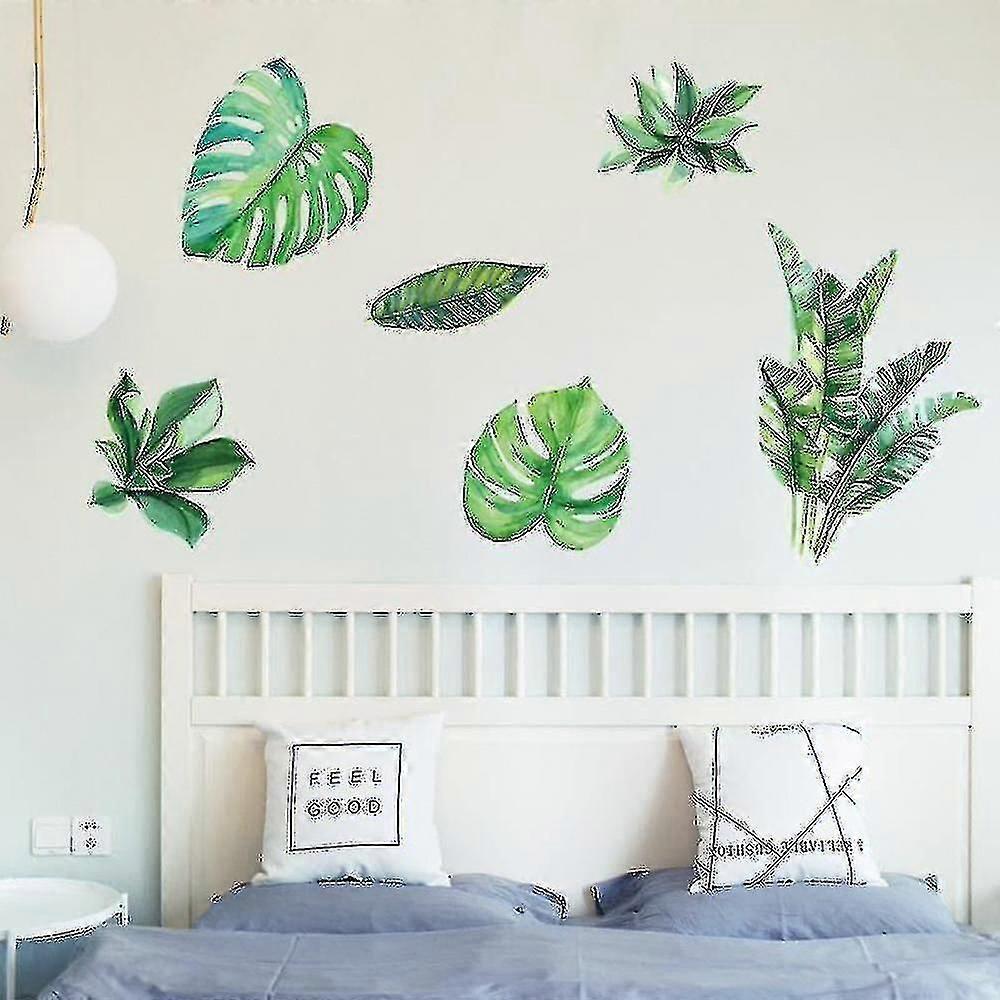 グリーンプラントウォールステッカー デカール寝室ポーチルーム テレビウォール壁画