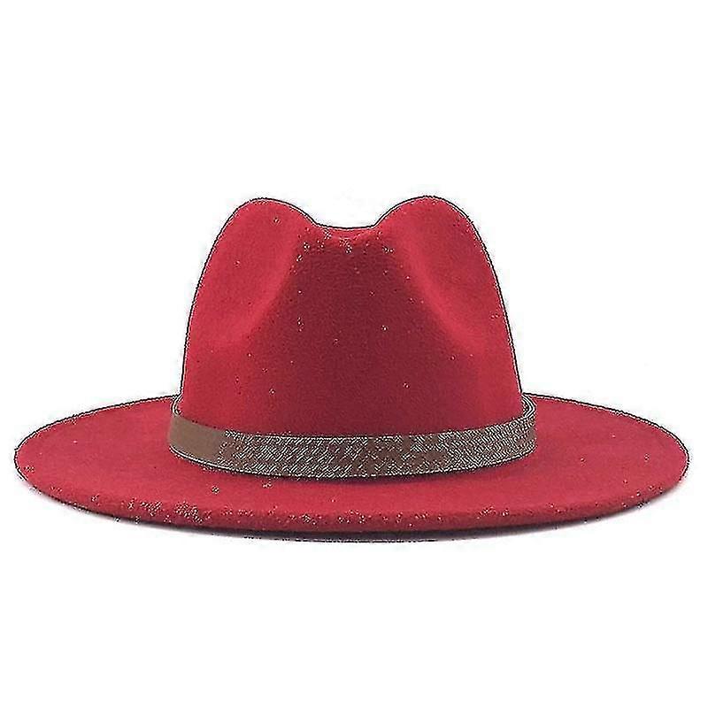 Wide Brim Höst Trilby Caps, Vinter Panama Hatt