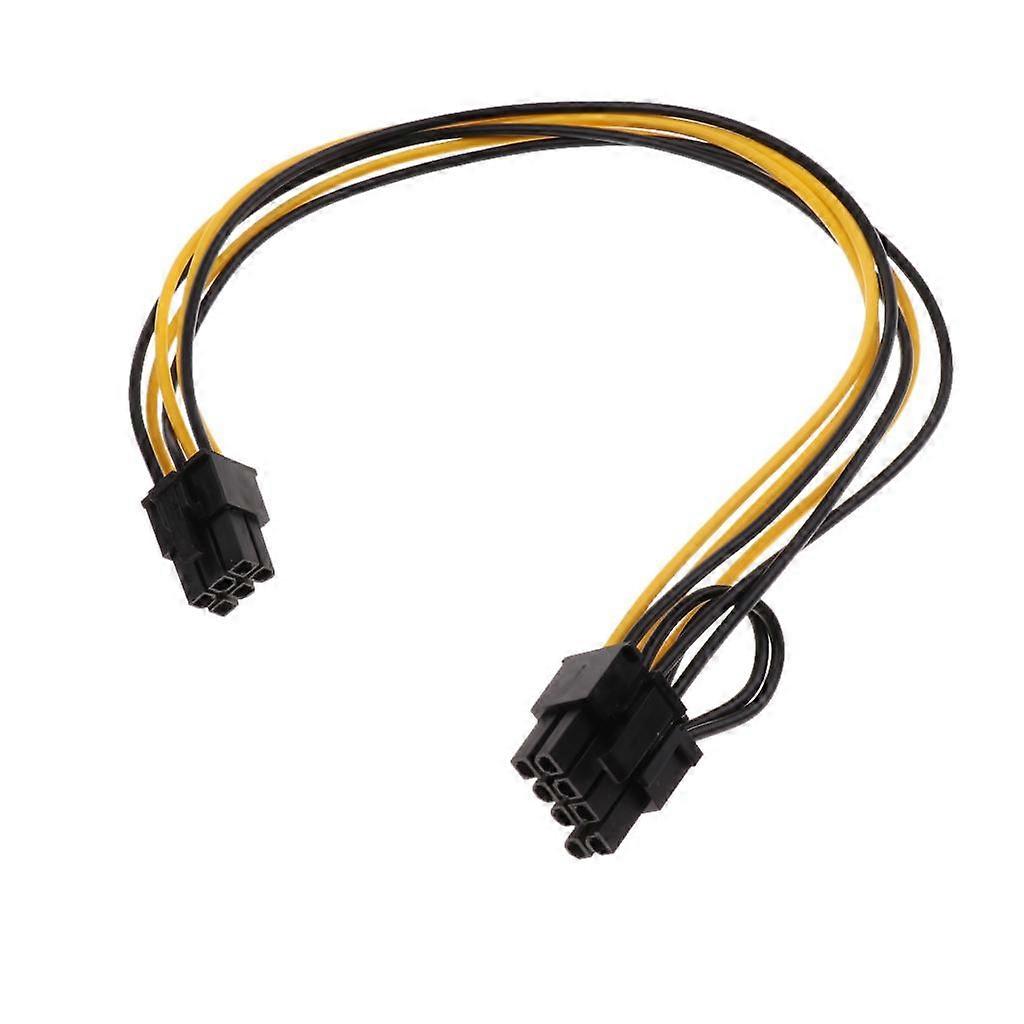 PCI-e 6-pin to 8-pin Power Splitter Cable PCI-e PCI Express Cable Cord