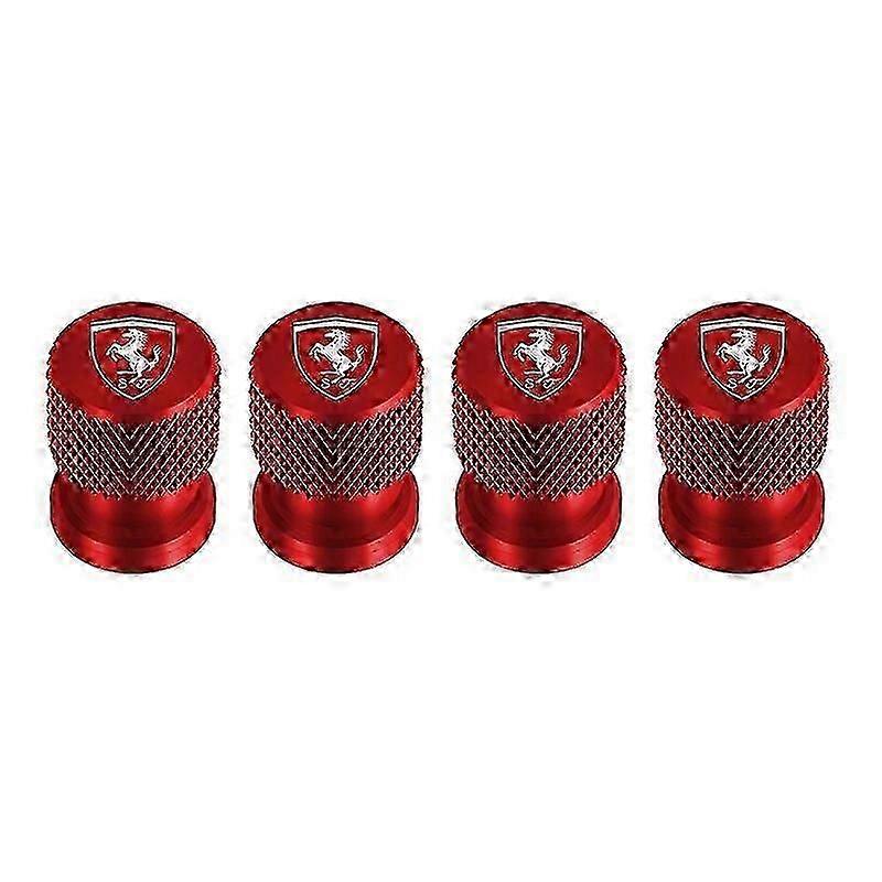 Car tire valve tire cap Compatible with Ferrari California GTC4 Lusso F430 458 488 599 Roma Auto Par