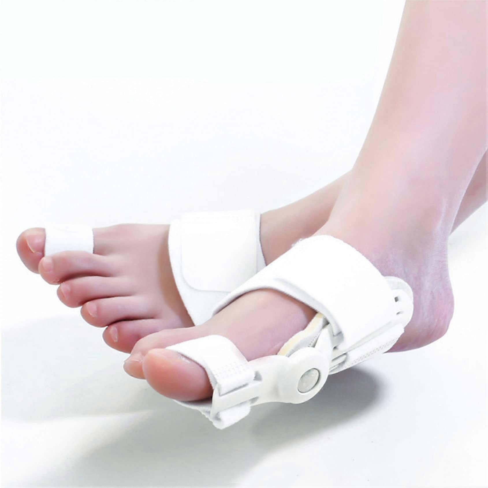 Bunion Corrector For Women And Men Orthopedic Toe Straightener Adjustable Splint With Separator Day Night Support 2-Pack