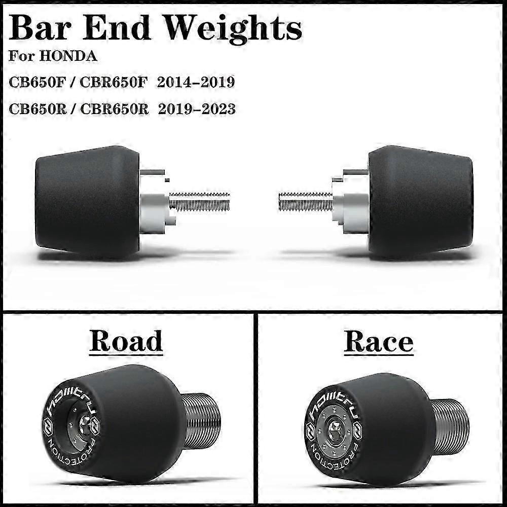 Motorcycle Handle Bar End Weight Grips Cap For Honda CB650F CBR650F 2014- / CB650R CBR650R -
