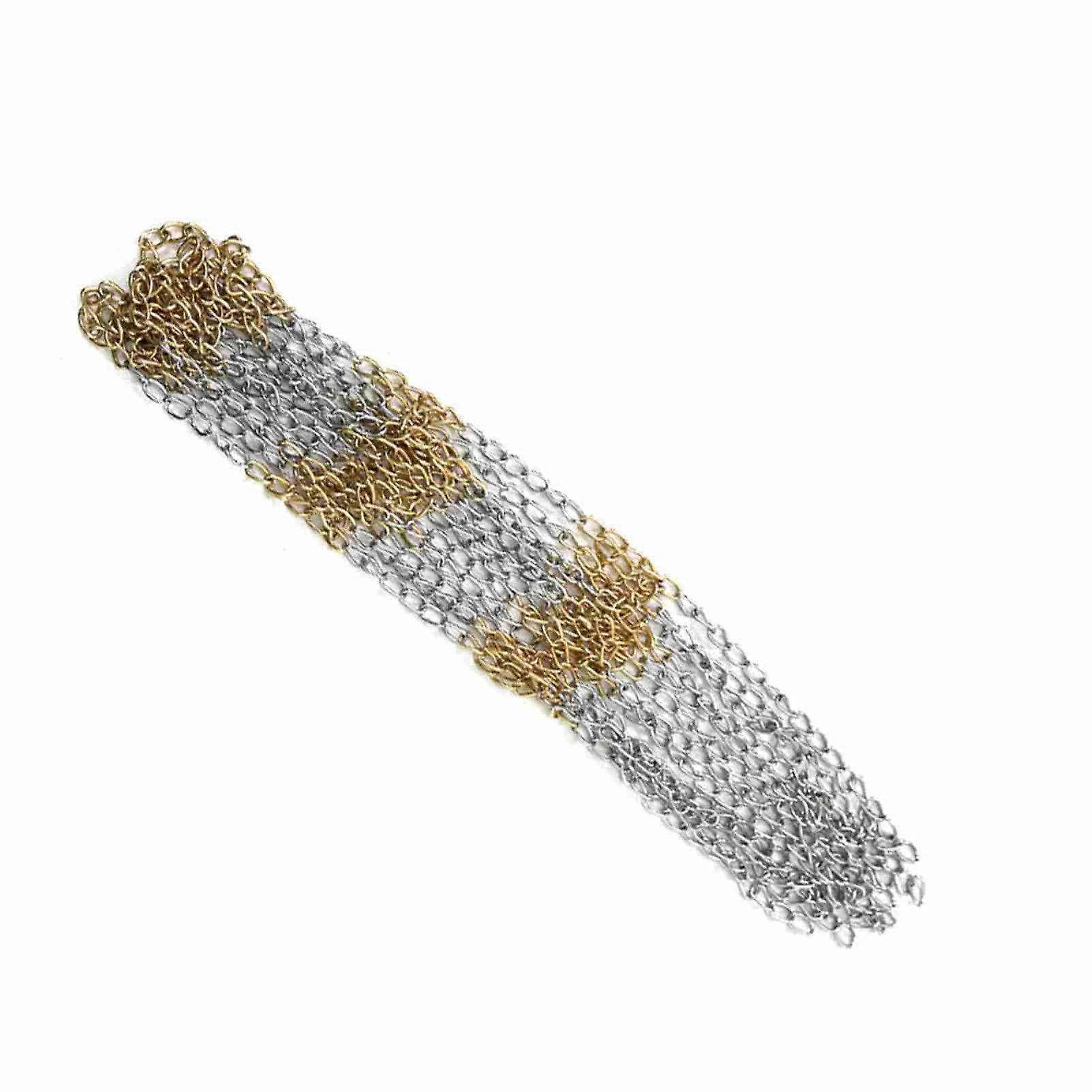 Heavy Duty Galvanized Iron Basketball Chain Net Silver 12x10x5cm